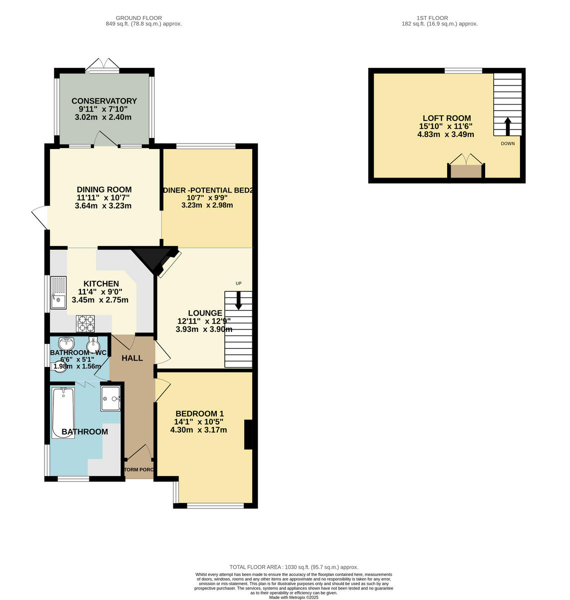 Wells Avenue, Southend-on-Sea, SS2 6 floorplan