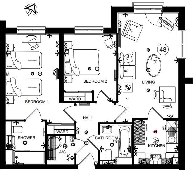 Highbury Lodge, Kings Heath, Birmingham floorplan