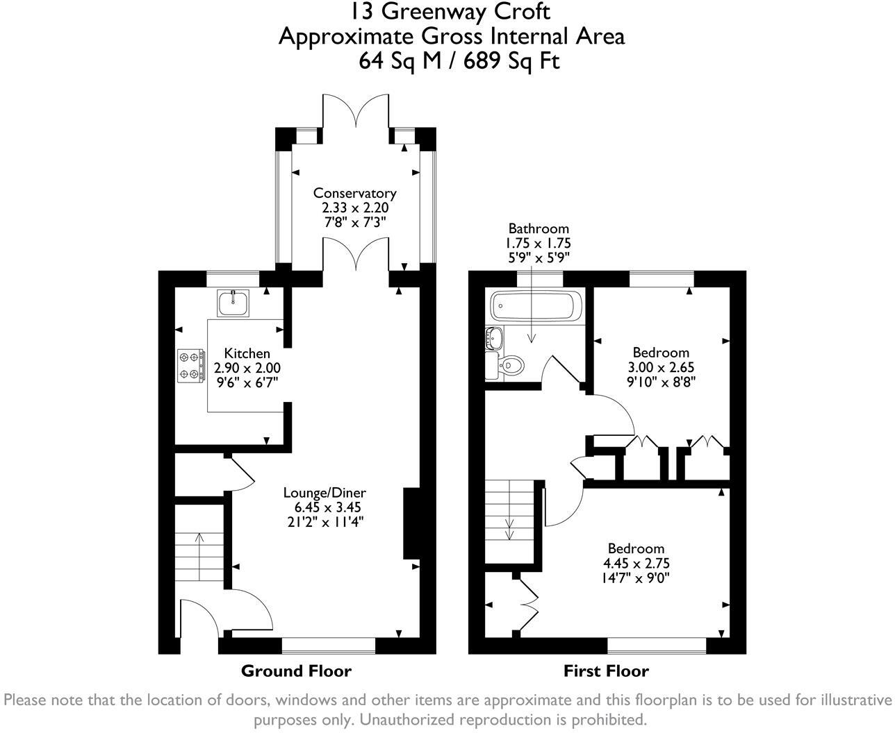 Greenway Croft, Wirksworth, Matlock floorplan