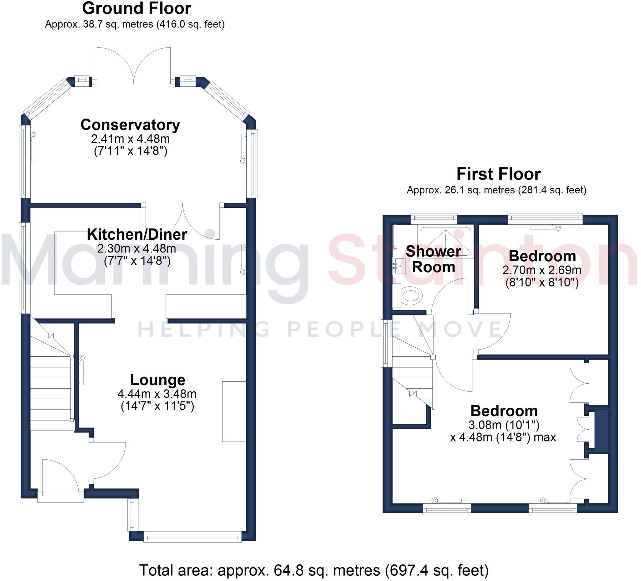 Kirkdale Crescent, Leeds, West Yorkshire floorplan