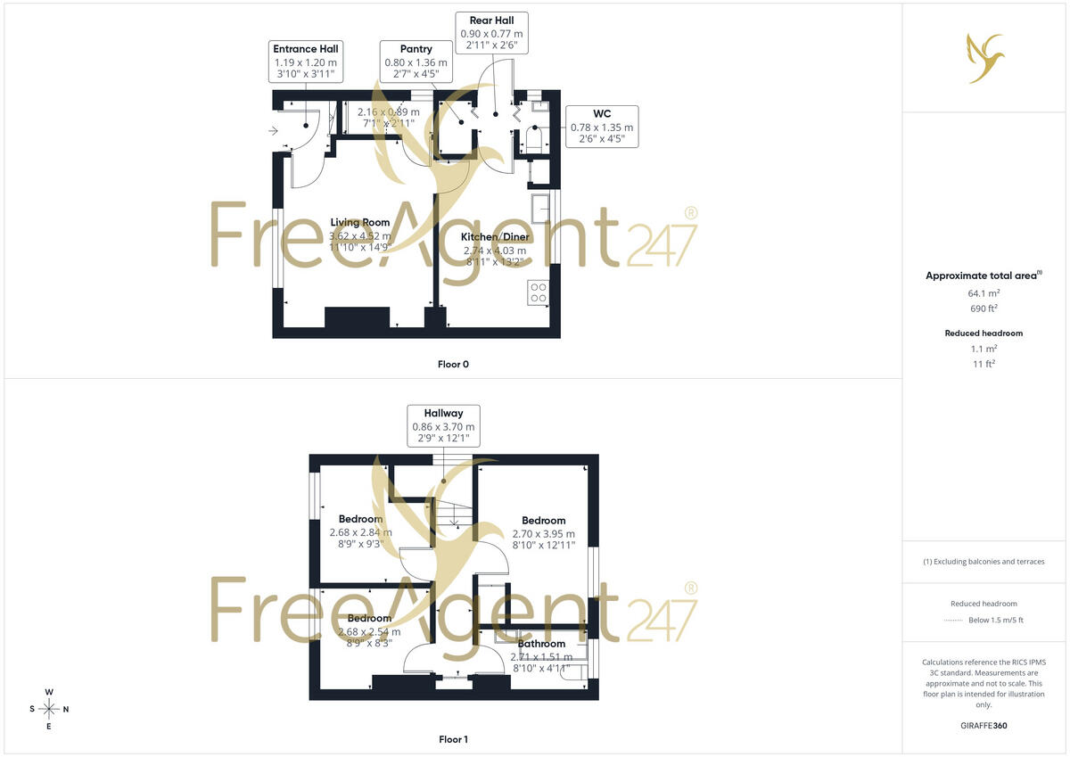 #WelcomeHome to: 248 Bransford Road, St John's, Worcester, WR2 floorplan