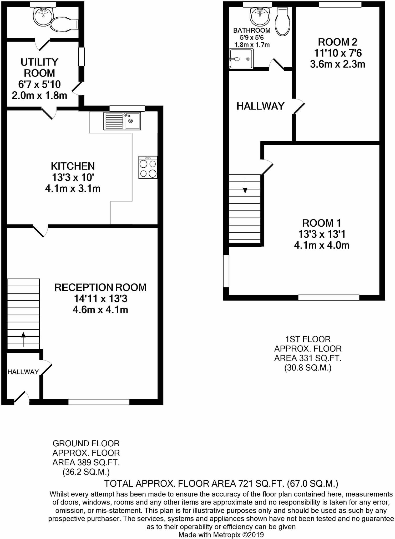 3 Main Street (room 1) floorplan