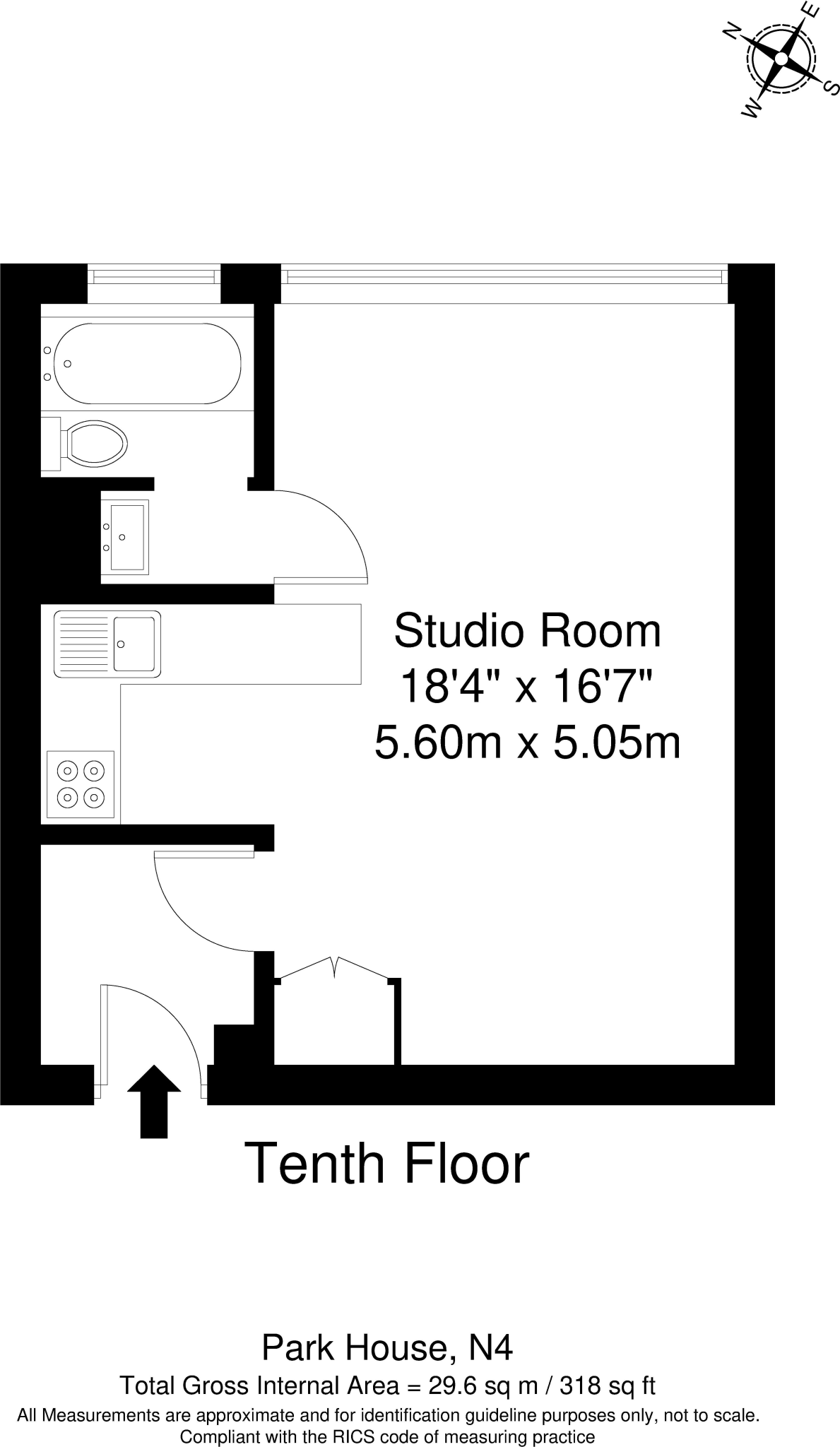 Seven Sisters Road, London floorplan