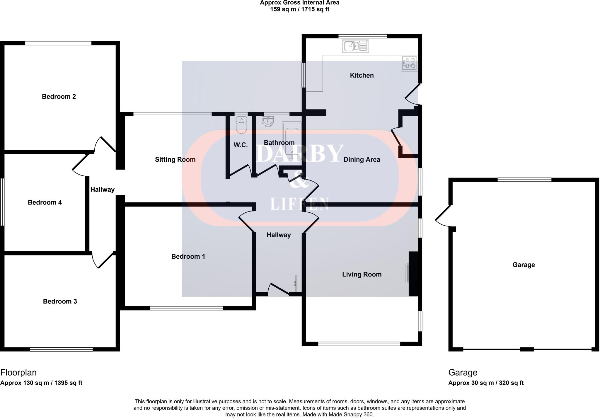 Kennel Loke, Gorleston floorplan