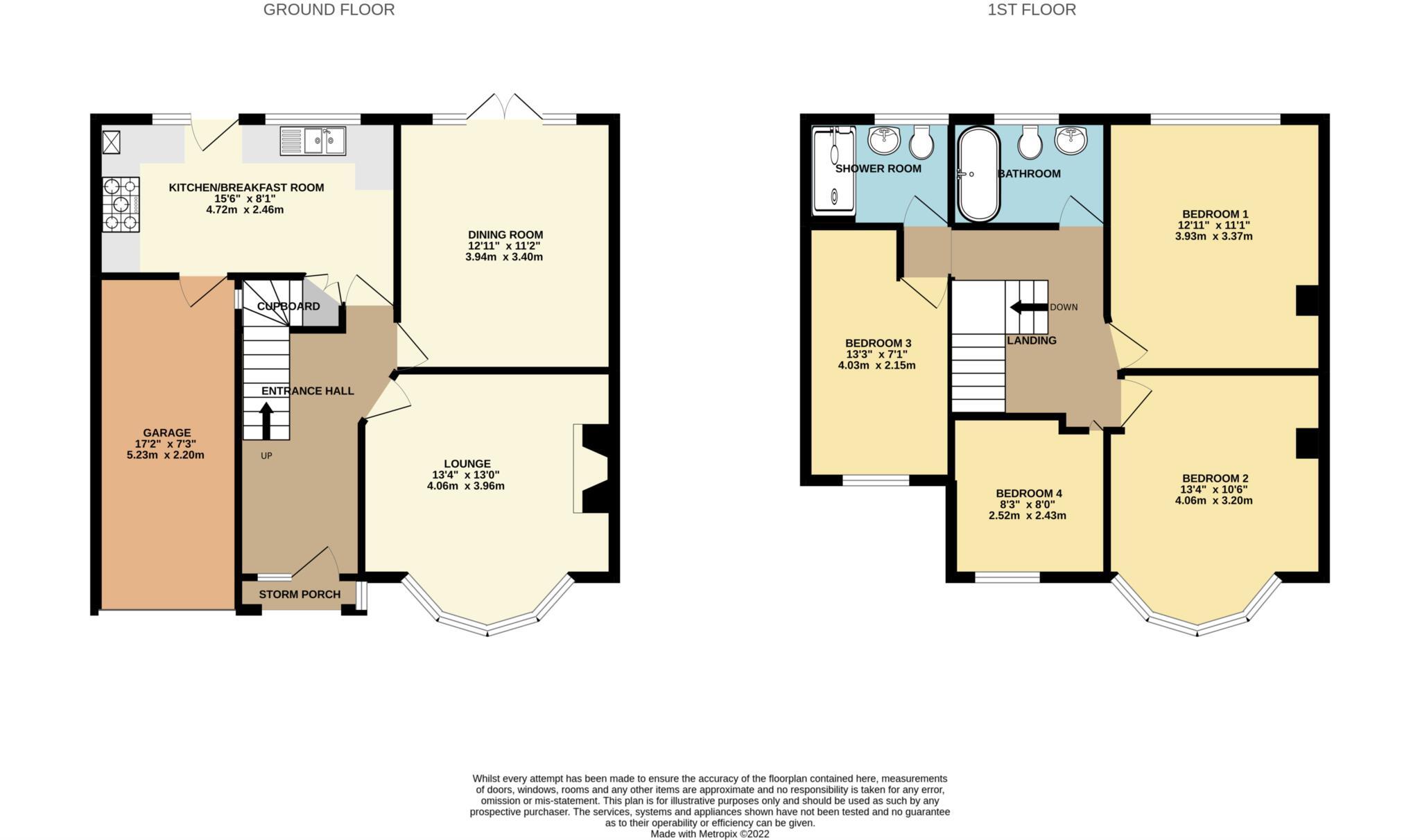 Dene Close, Reading floorplan