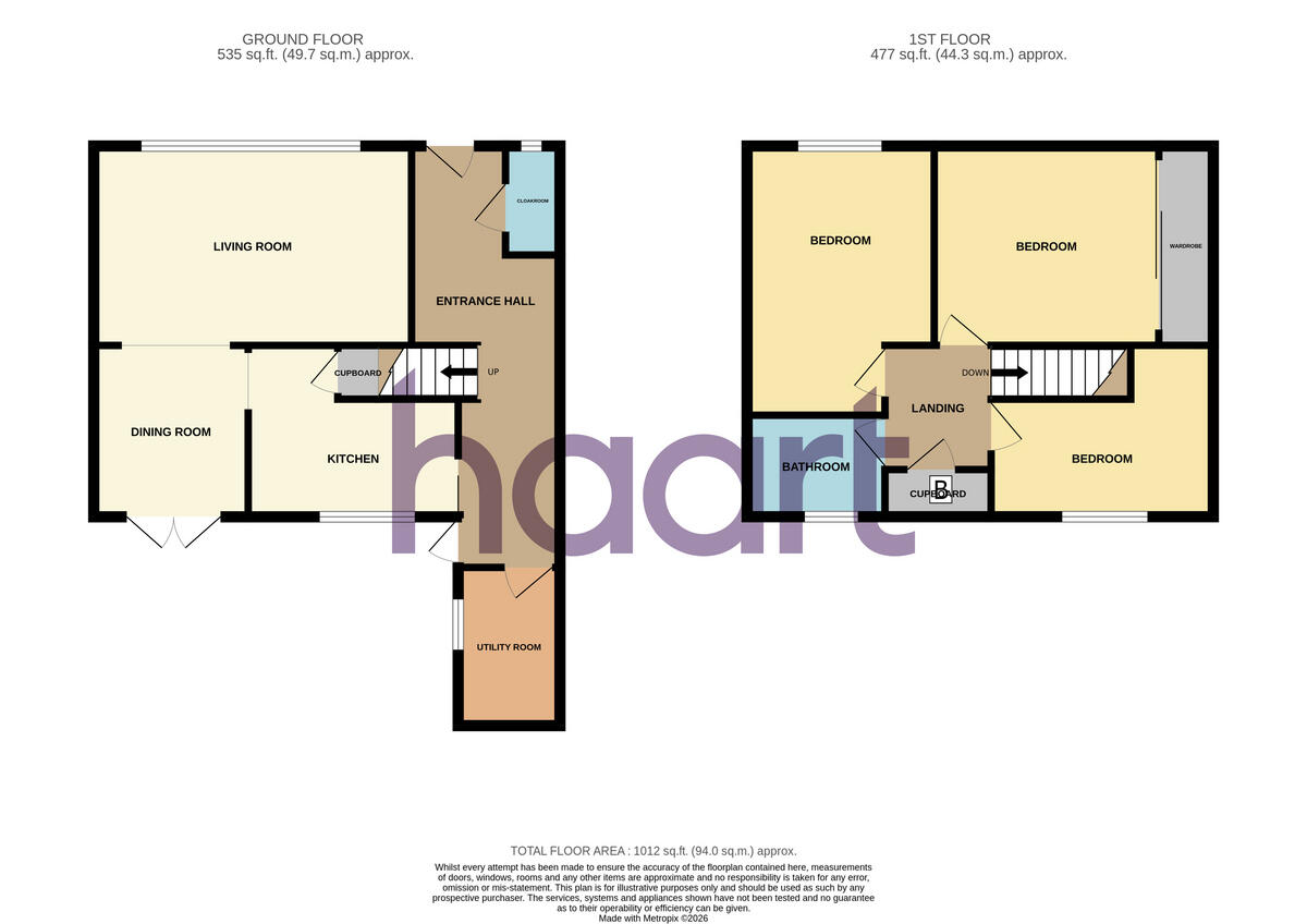 Archer Road, Stevenage floorplan