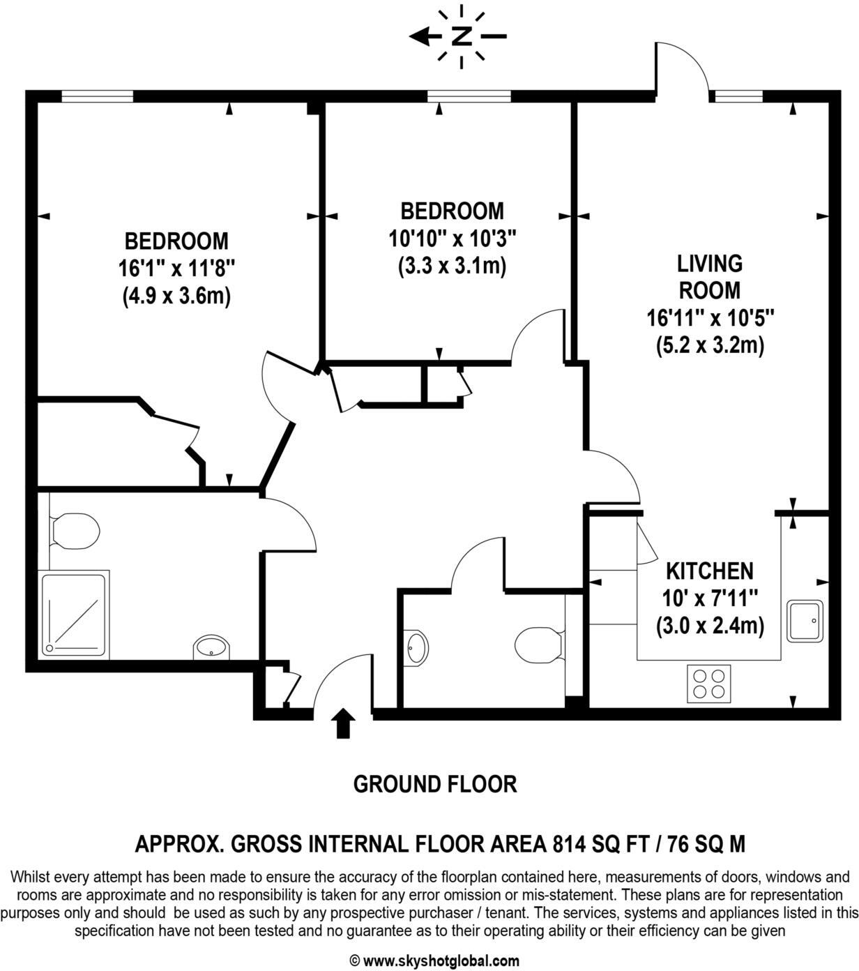 Augustus House, Virginia Water floorplan