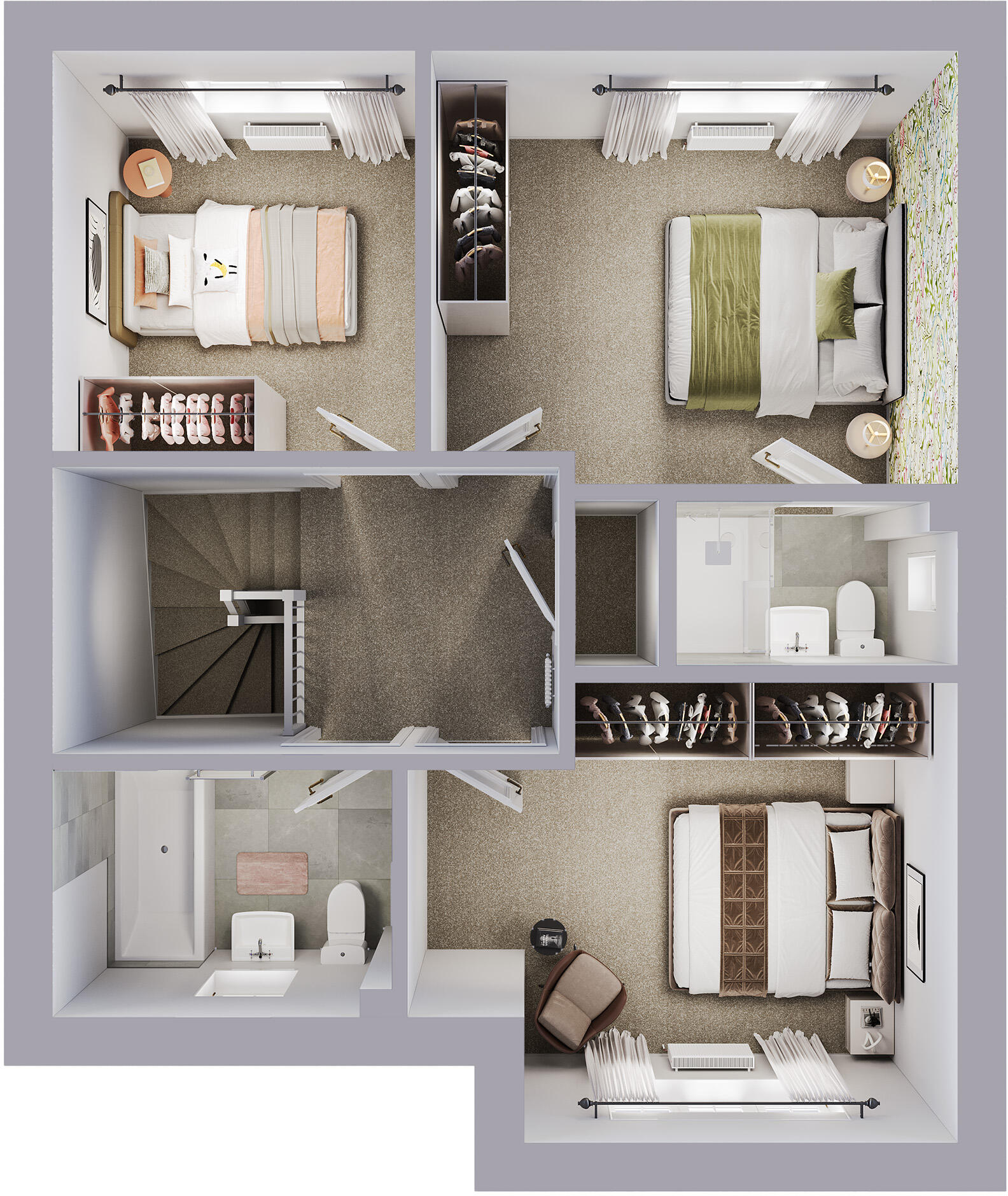 	 Plot 95, The Derwent, Nancy Meadows, Cornflower Road, Kendal, LA9 6EH floorplan