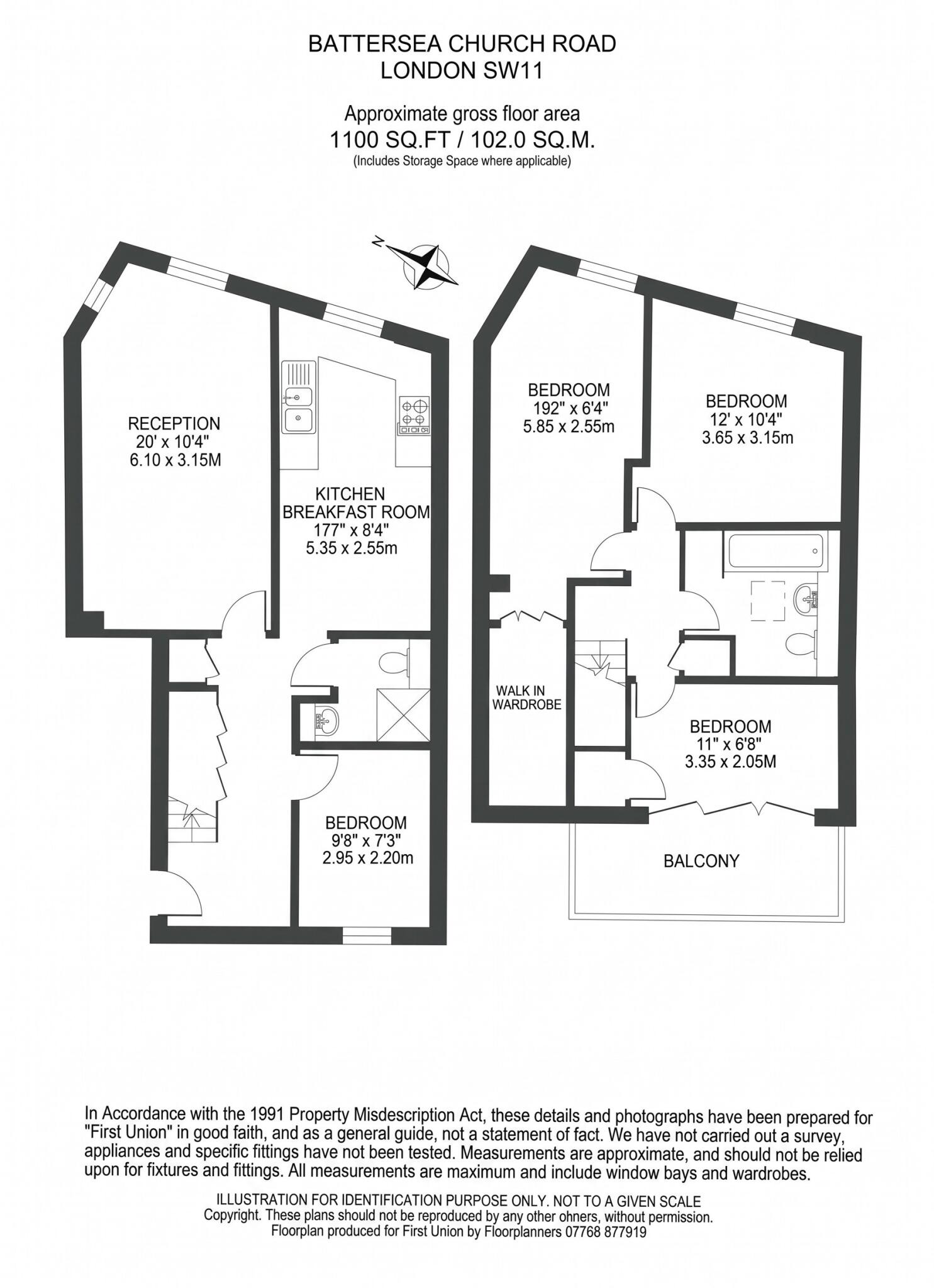 Battersea Church Road, London, SW11 floorplan
