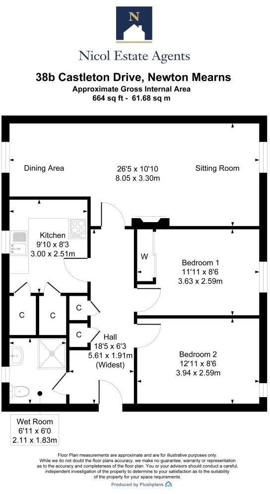 Castleton Drive, Newton Mearns floorplan