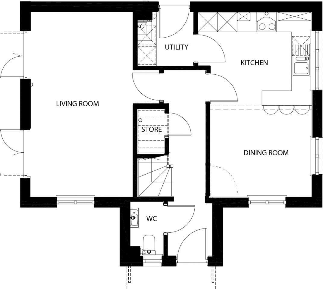 Stephenson Street, Willaston floorplan