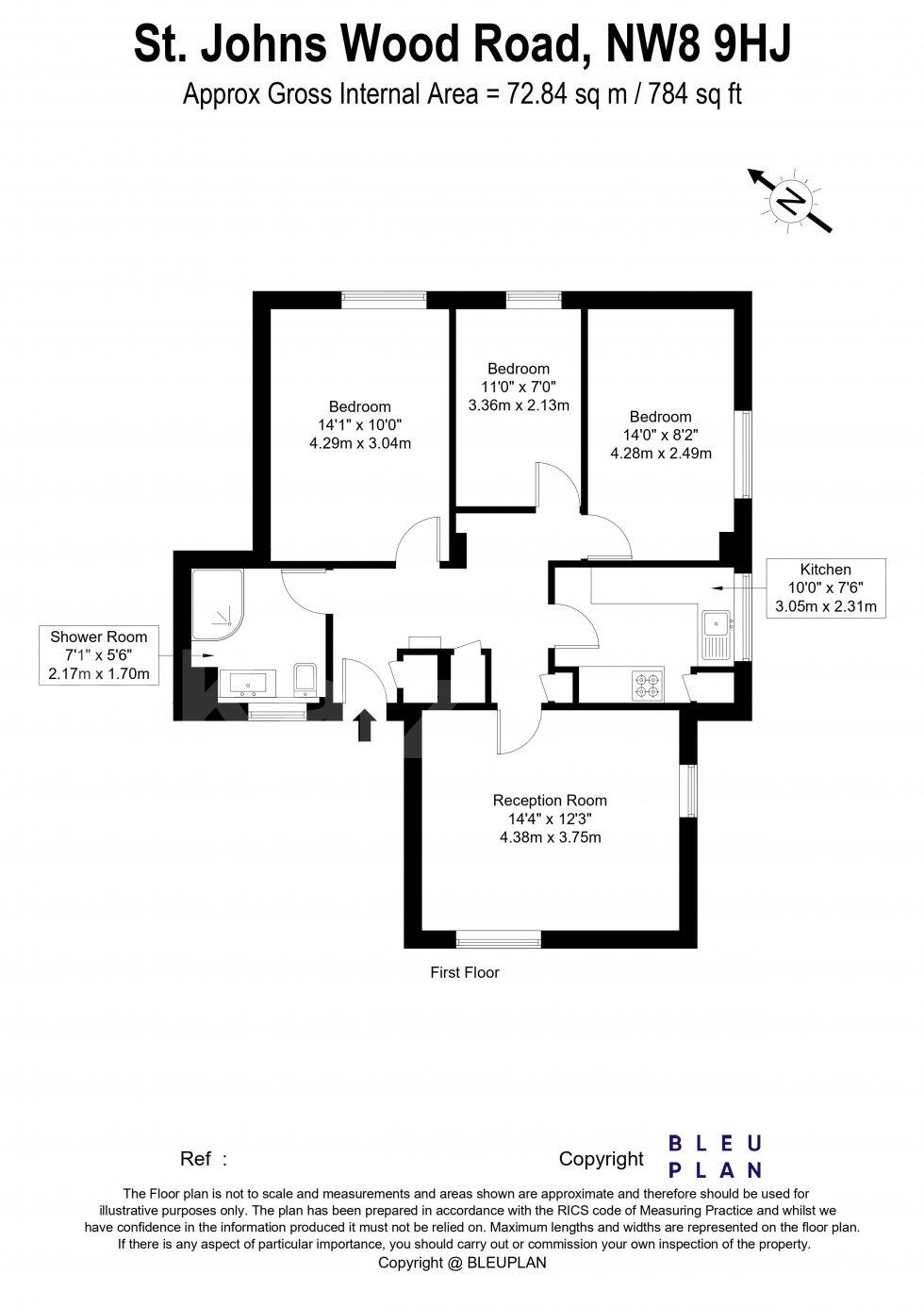 St Johns Wood Road, St Johns Wood NW8 floorplan