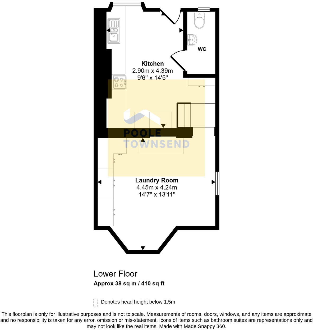 2 Woodcroft, Fernleigh Road, Grange over Sands, Cumbria, LA11 7HP floorplan