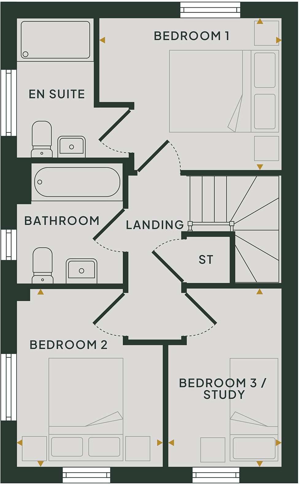 Hollycroft Grange
Normandy Way

Hinckley
LE10 3FG floorplan