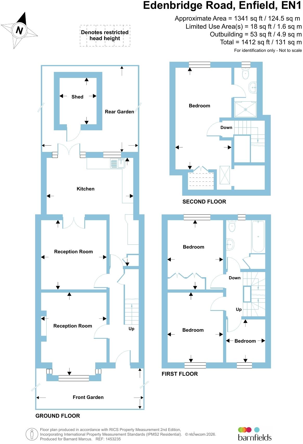 Edenbridge Road, Enfield floorplan