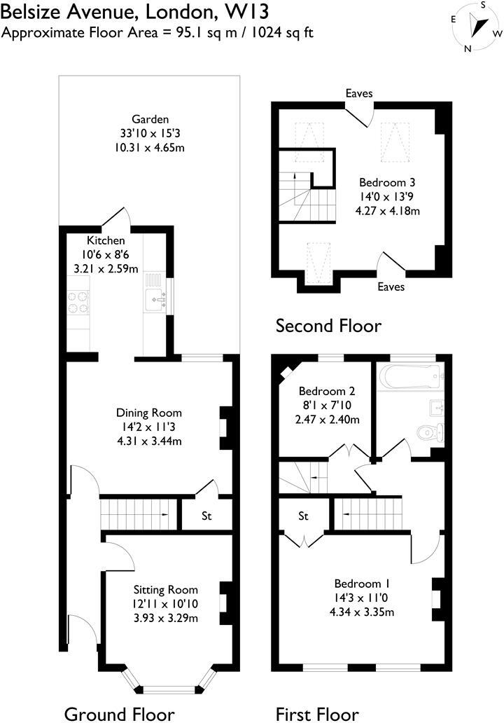 Belsize Avenue, London floorplan
