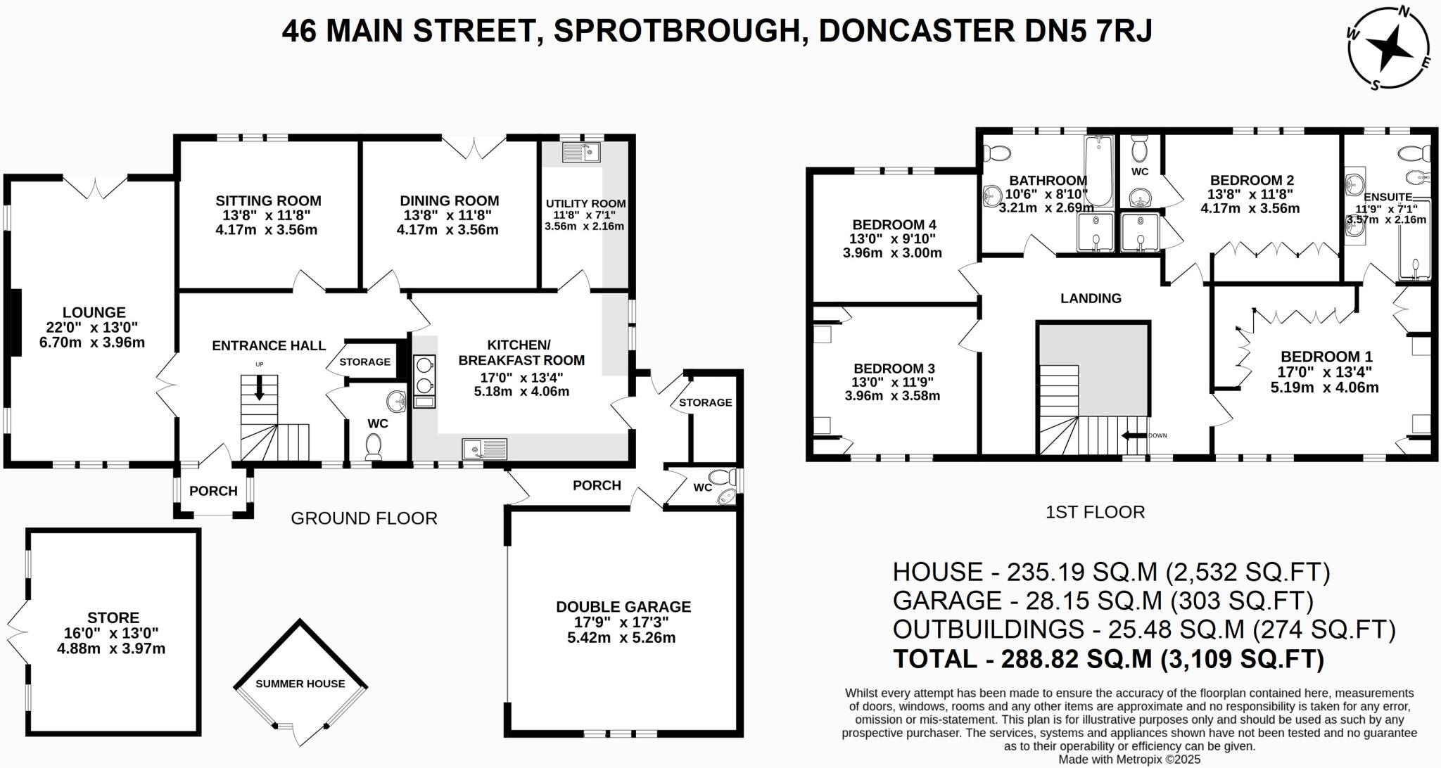 Main Street, Sprotbrough, Doncaster floorplan