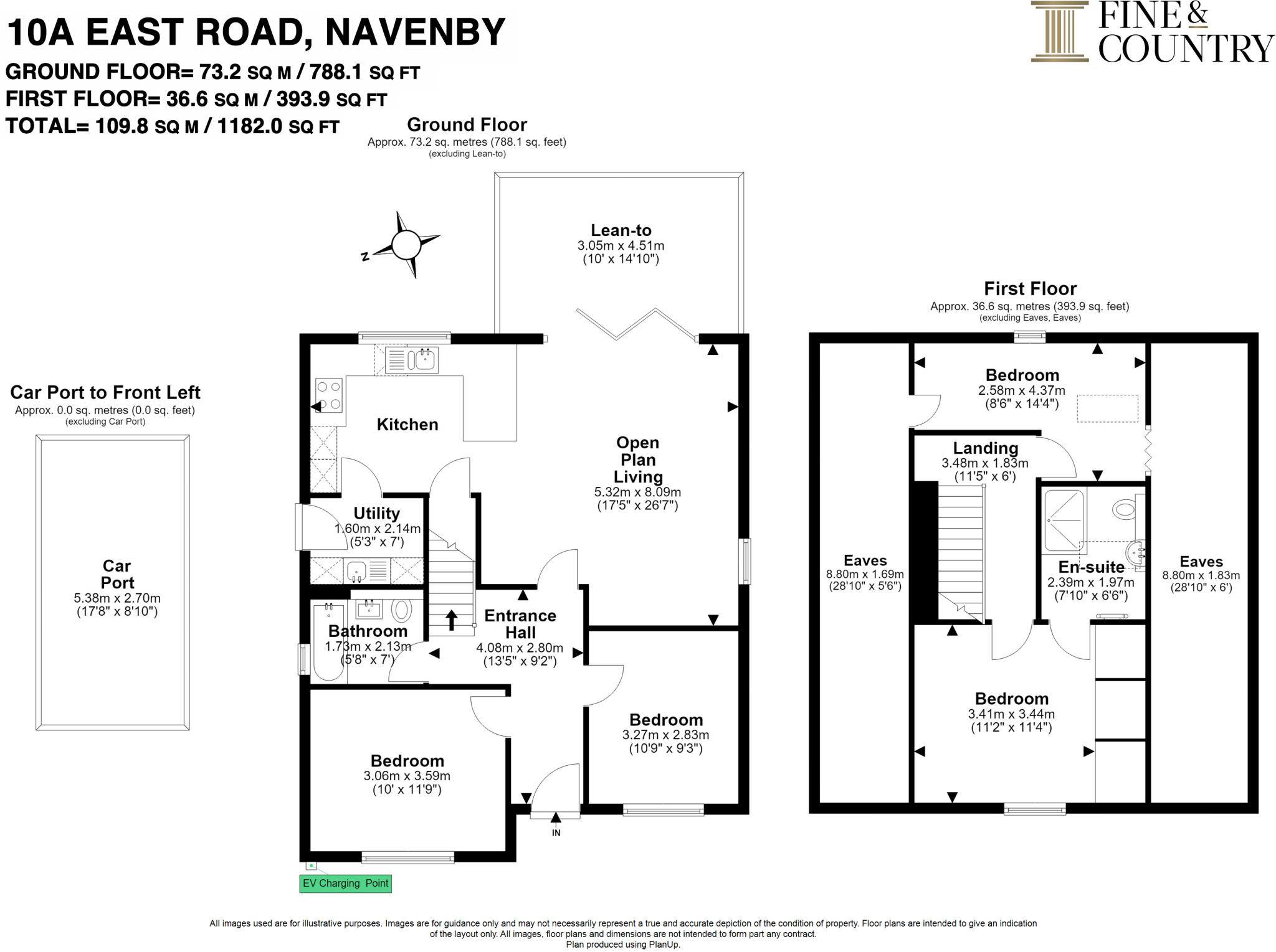 East Road, Navenby, Lincoln, Lincolnshire, LN5 floorplan