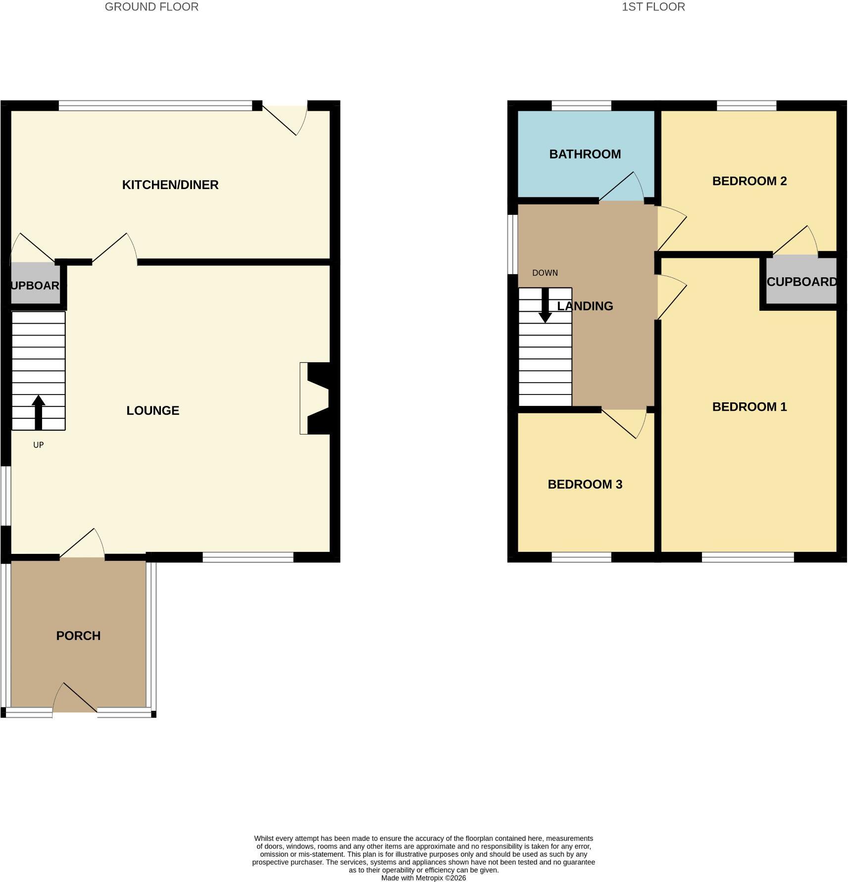 Tamerton Drive, Birtley, DH3 floorplan
