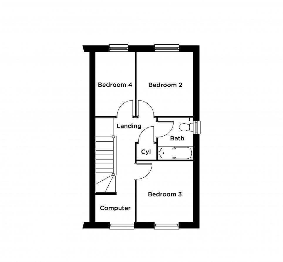 Church Meadows, Barrowford, Nelson, Lancashire, BB9 floorplan