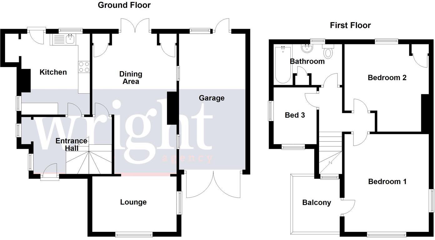 Large Gardens * St Lawrence floorplan