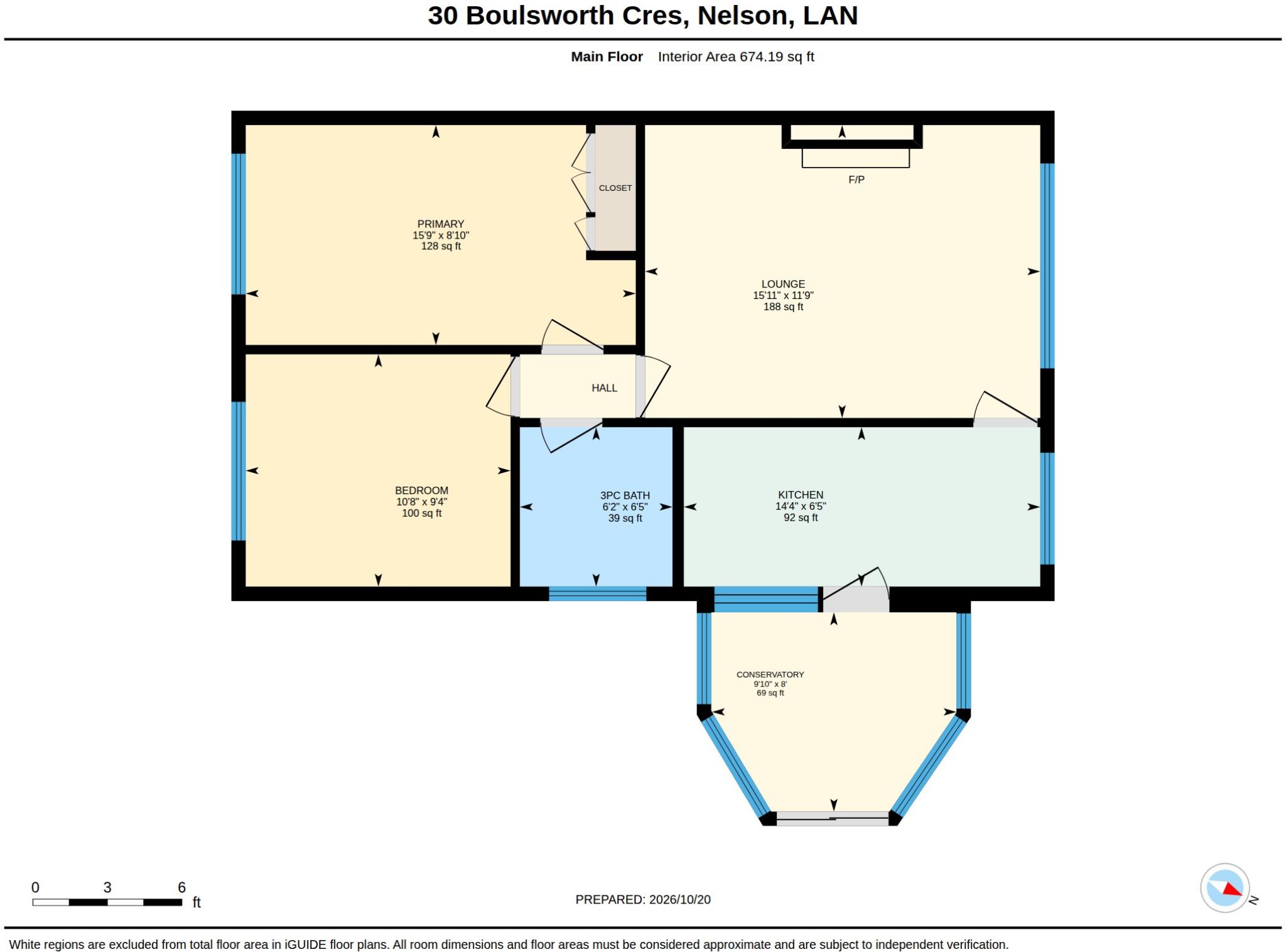 Boulsworth Crescent, Nelson, Lancashire, BB9 floorplan
