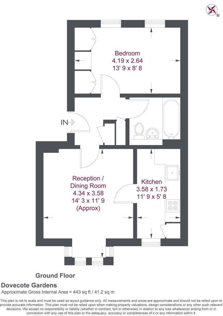 Dovecote Gardens, Mortlake SW14 floorplan
