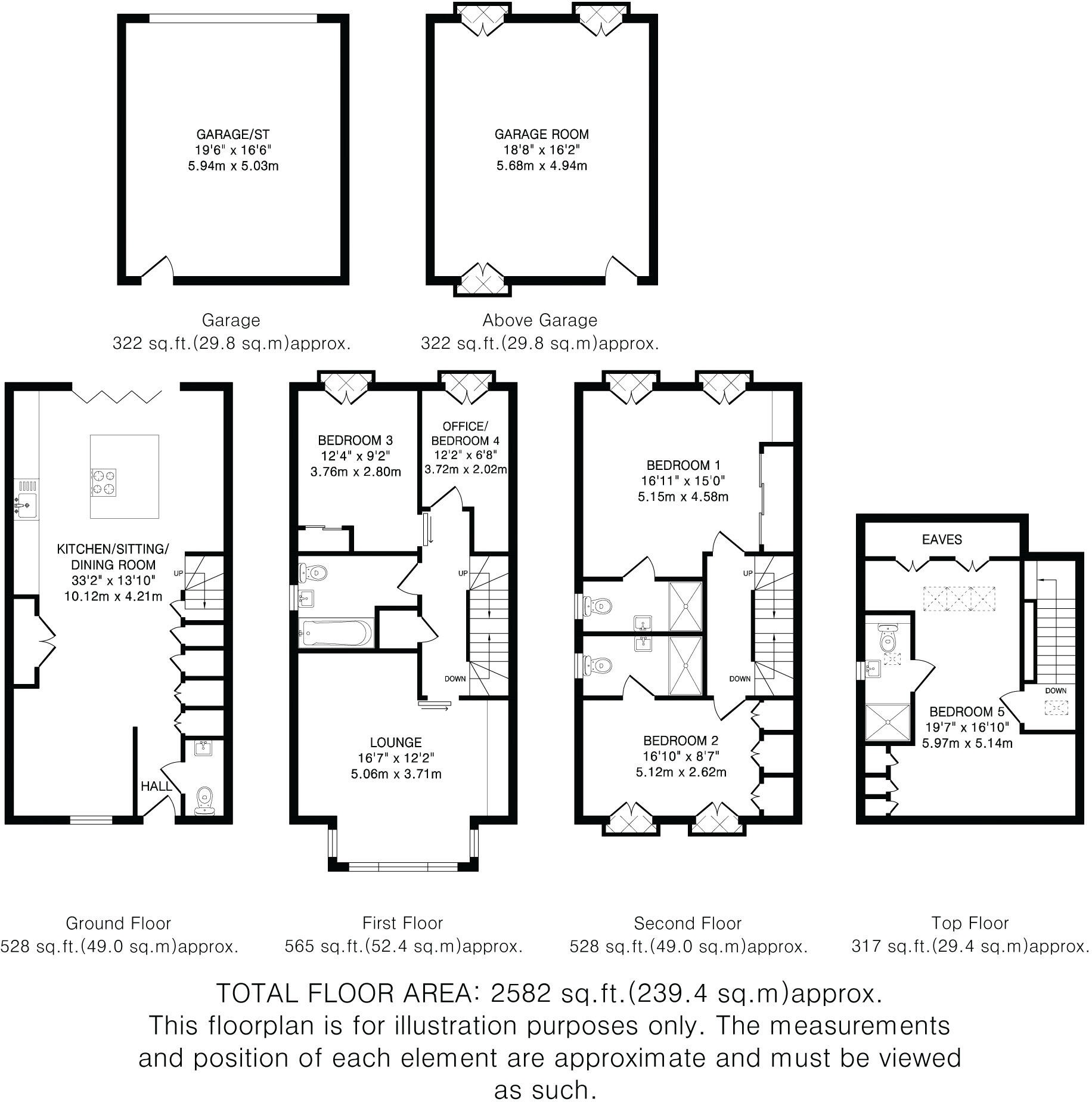 Sheldon Way, Berkhamsted, Hertfordshire, HP4 floorplan