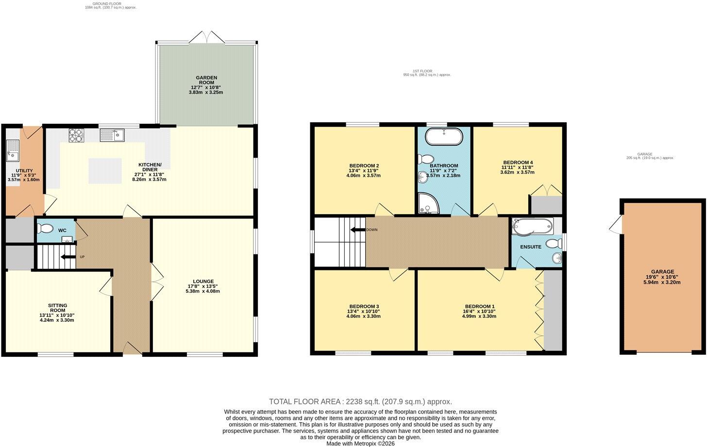 Primrose Way, Cleethorpes, Lincolnshire, DN35 floorplan
