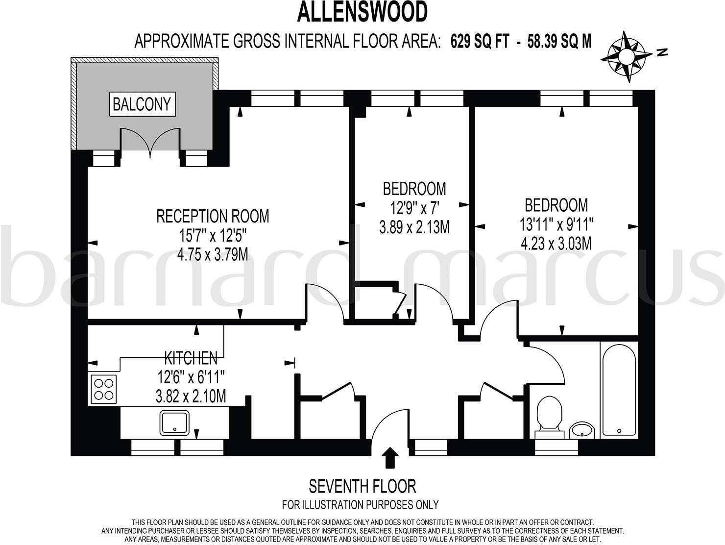 Albert Drive, London floorplan