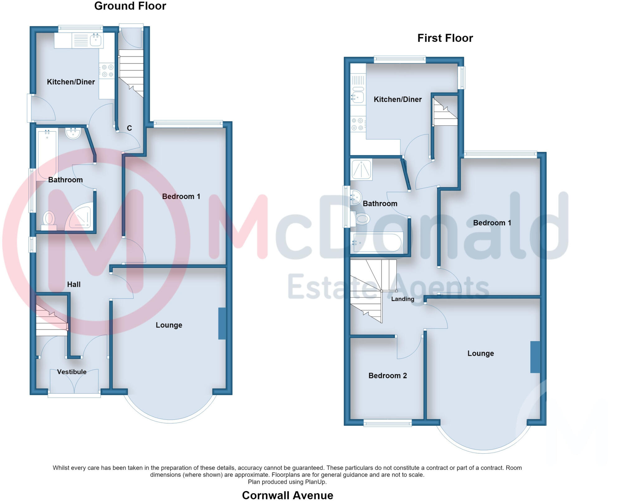 98 Cornwall Avenue, Bispham floorplan