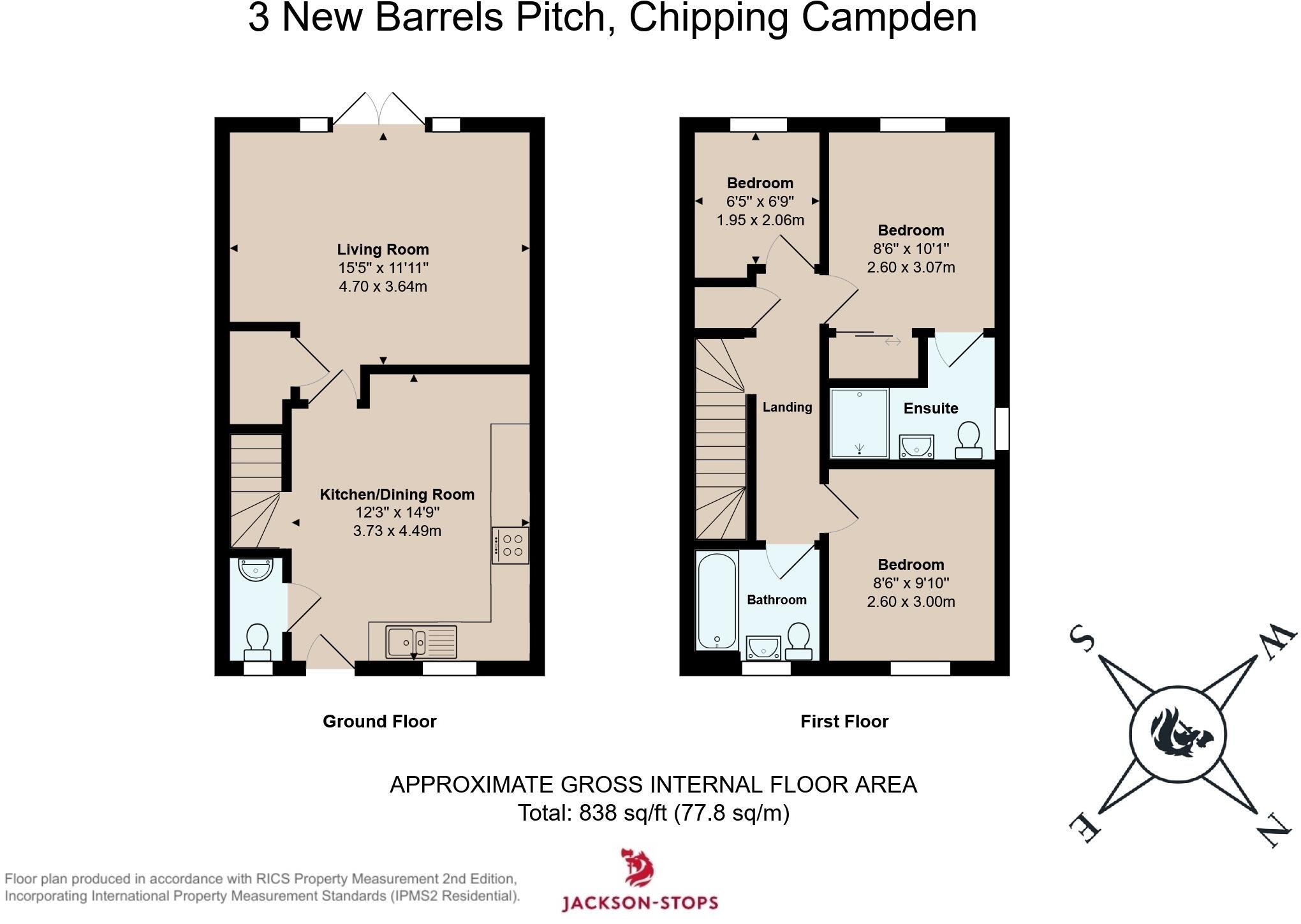 New Barrels Pitch, Chipping Campden, Gloucestershire, GL55 floorplan