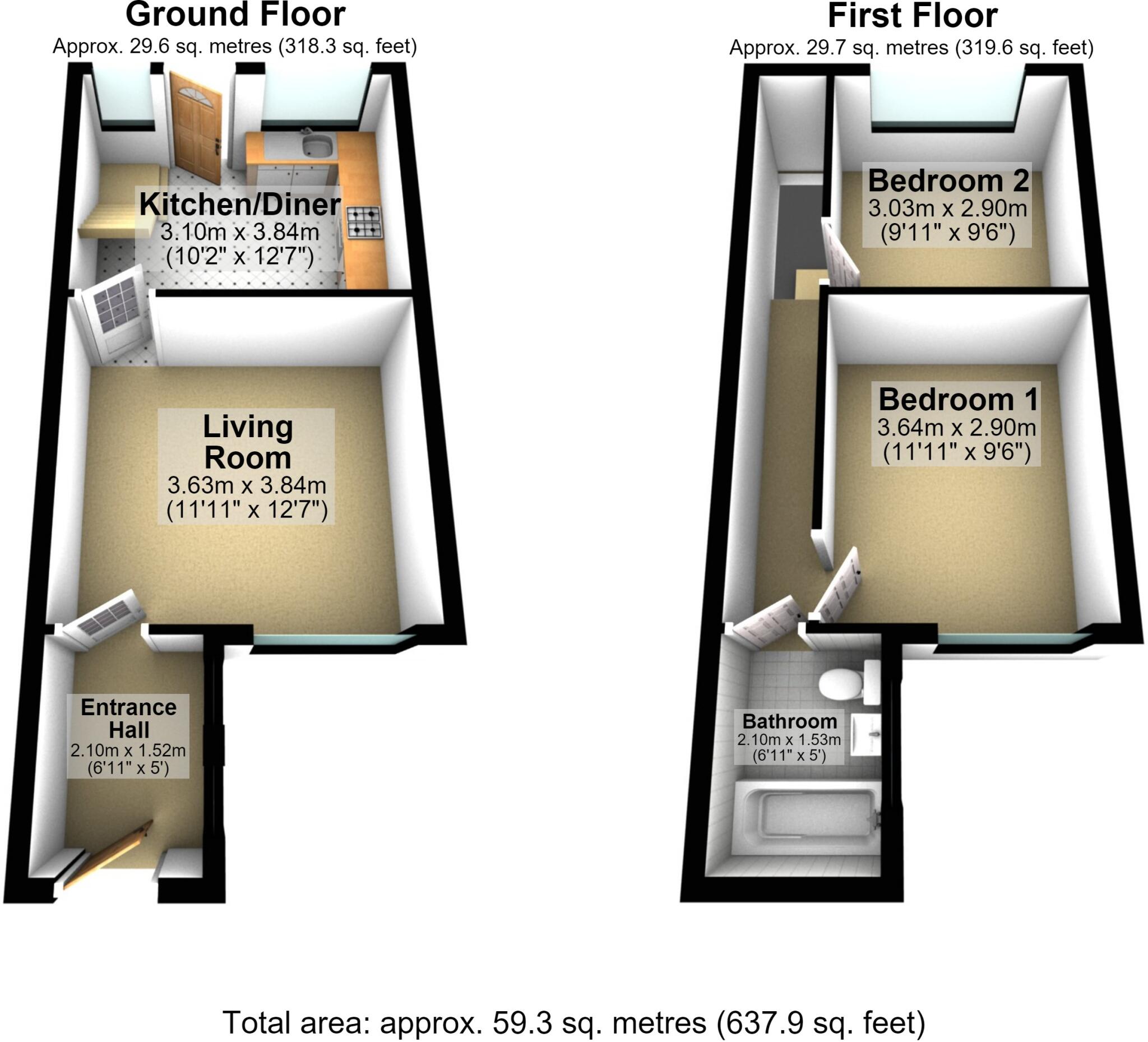 Buckfast Road, Sale, Trafford floorplan