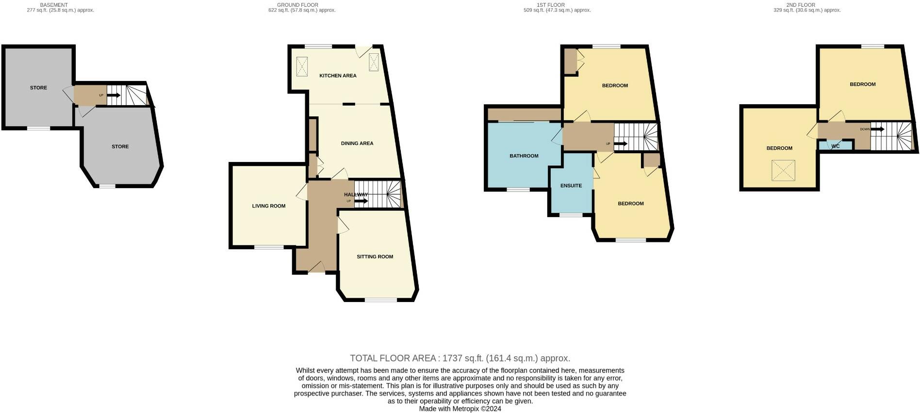 Dale Road, Matlock, Derbyshire, DE4 floorplan