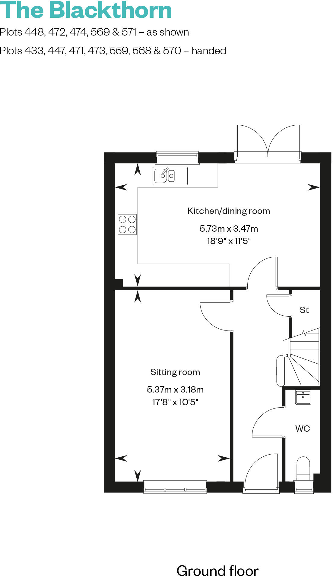 18 Goshawk Road,
Off Old Shoreham Road,
Lancing,
BN15 9GT floorplan