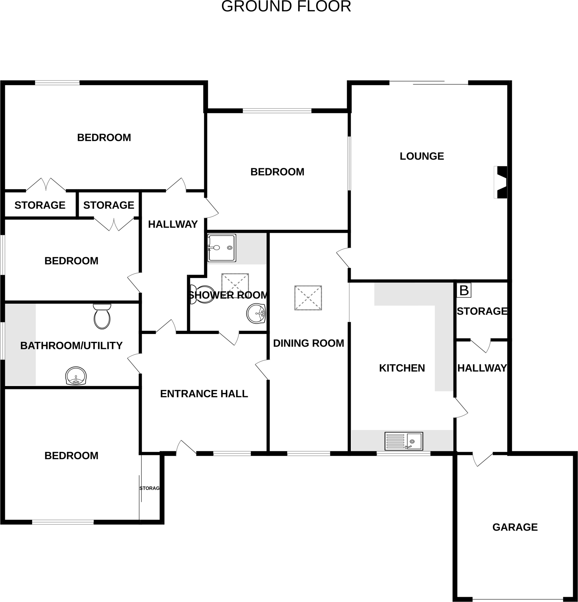 Glastonbury, Biddick, Washington, Tyne & Wear, NE38 floorplan