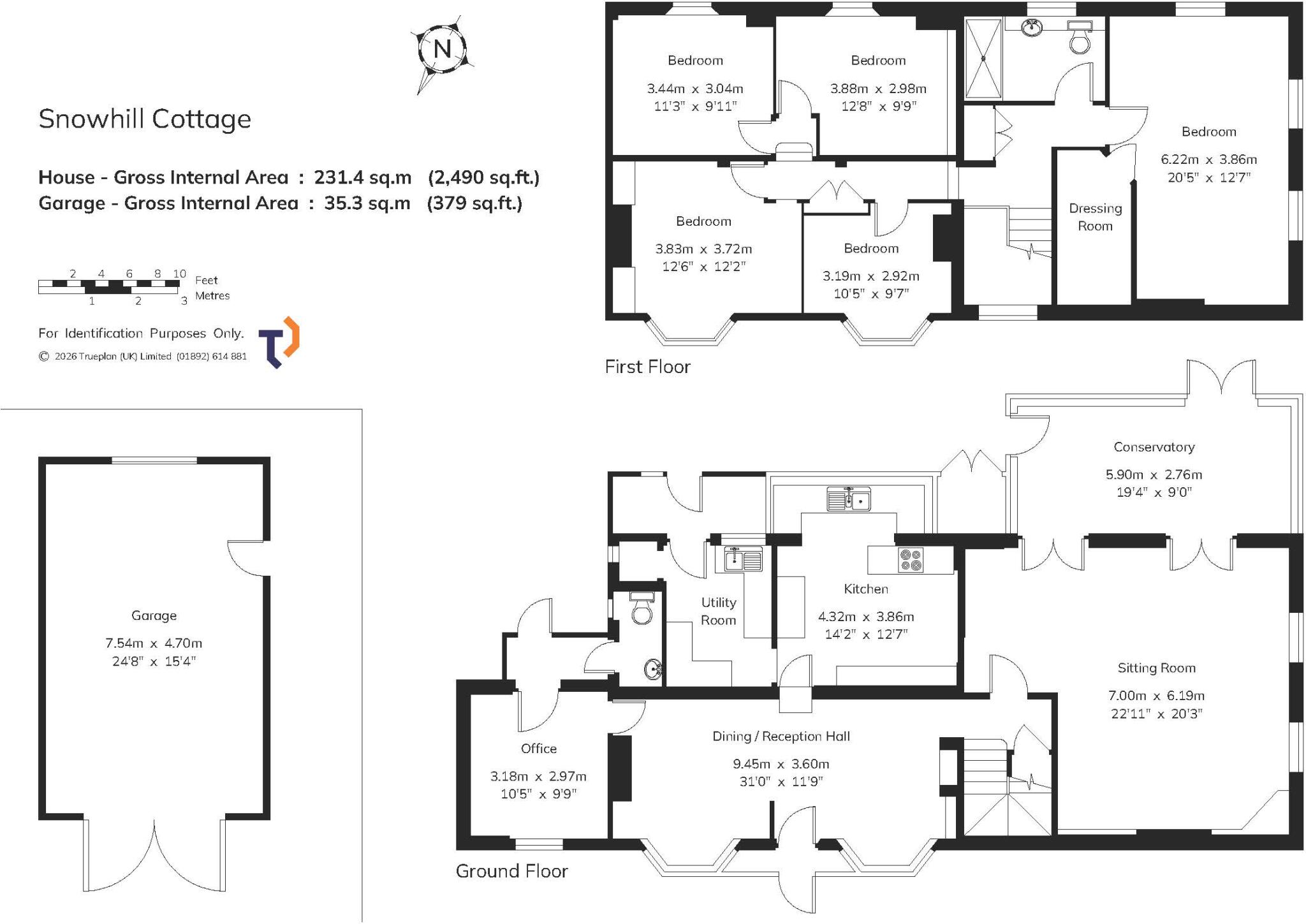 Snow Hill,Crawley Down, West Sussex floorplan