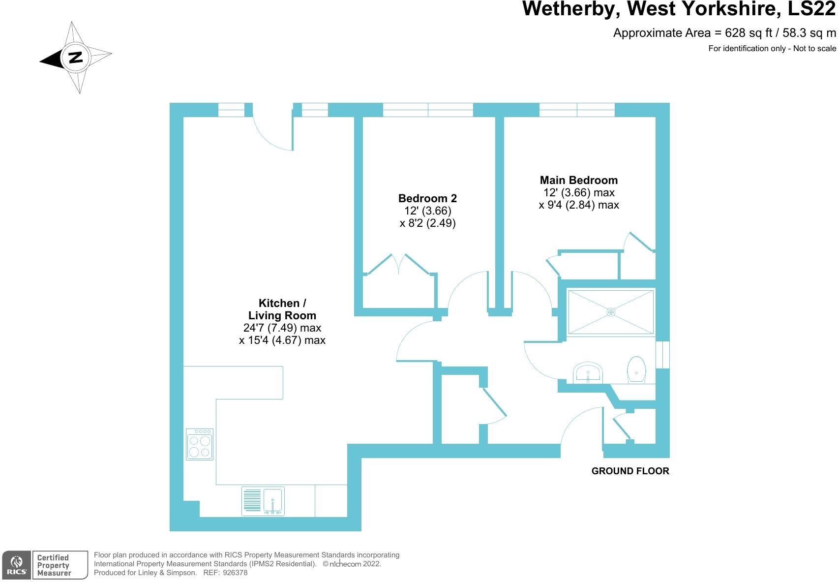 Poppy Fields, Deighton Road, Wetherby, West Yorkshire, LS22 floorplan