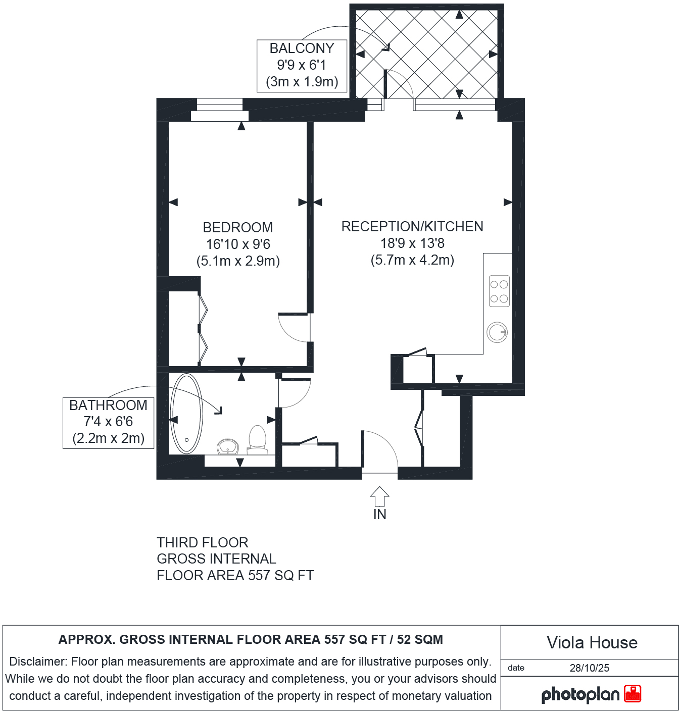 Greenleaf Walk, Southall floorplan