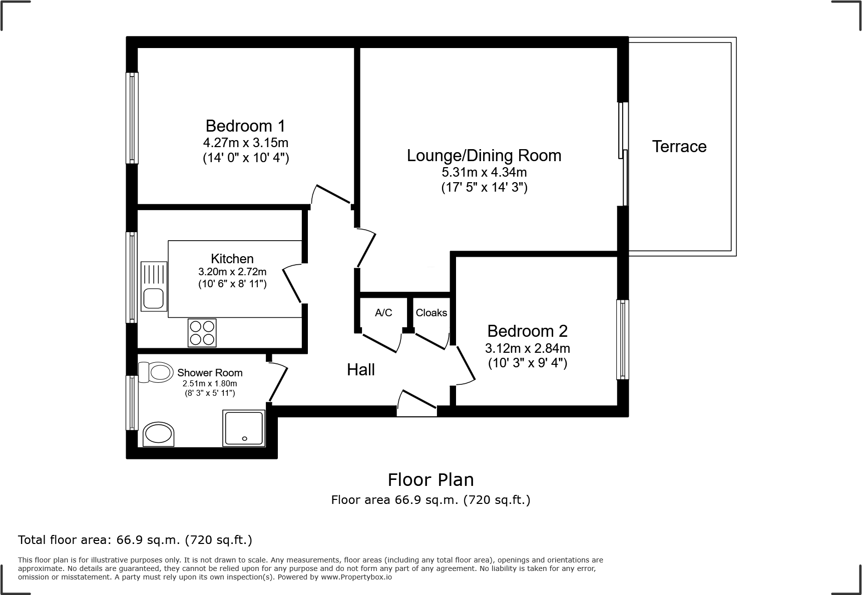 Zig Zag Road, Ventnor, Isle of Wight floorplan