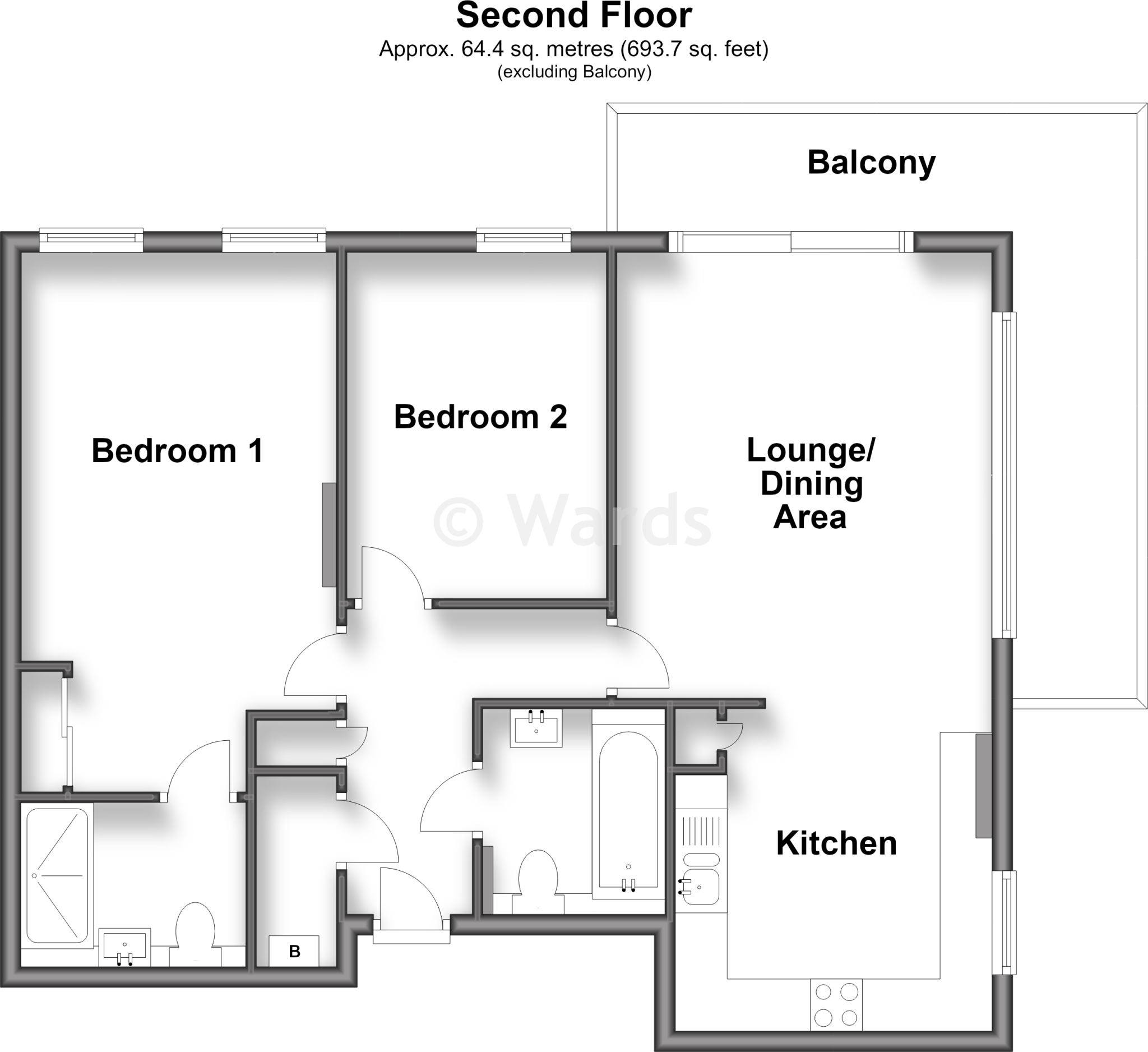 Clovelly Place, Greenhithe, Kent floorplan