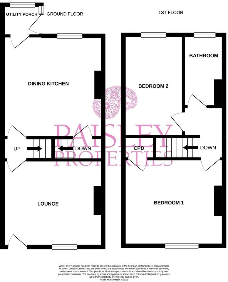 Darton Lane, Mapplewell, Barnsley, S75 6AW floorplan