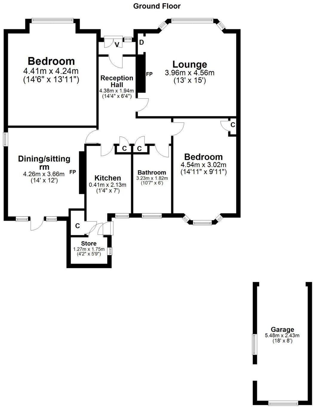 13 Duart Avenue, Prestwick, KA9 1NA floorplan