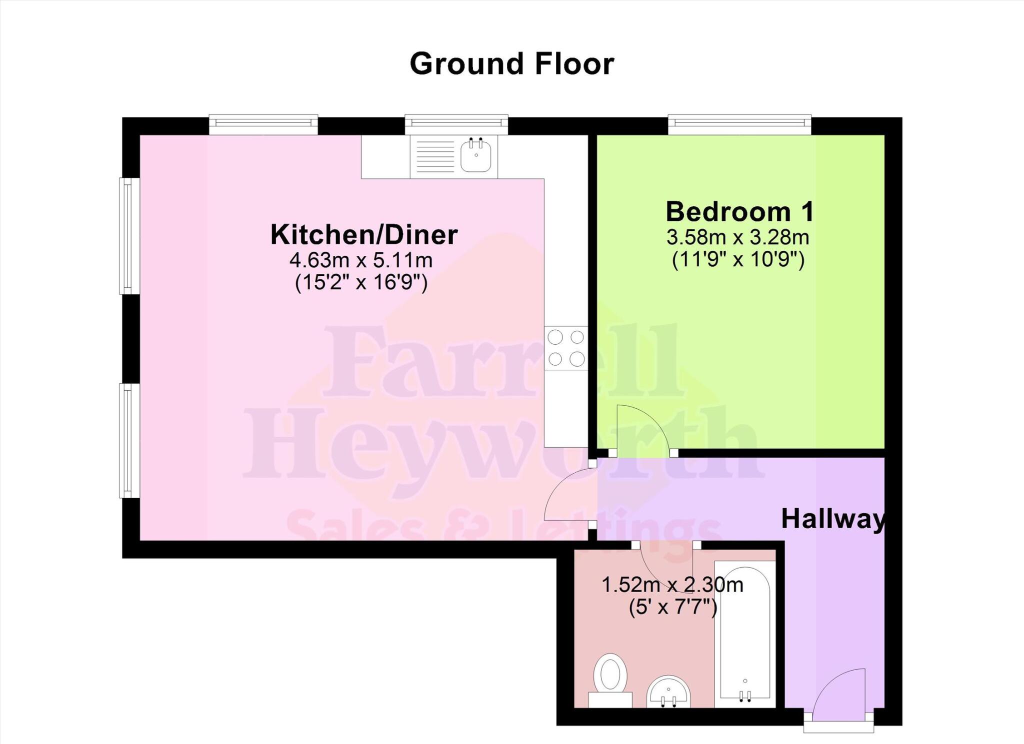 151 Chorley Old Road, Bolton floorplan