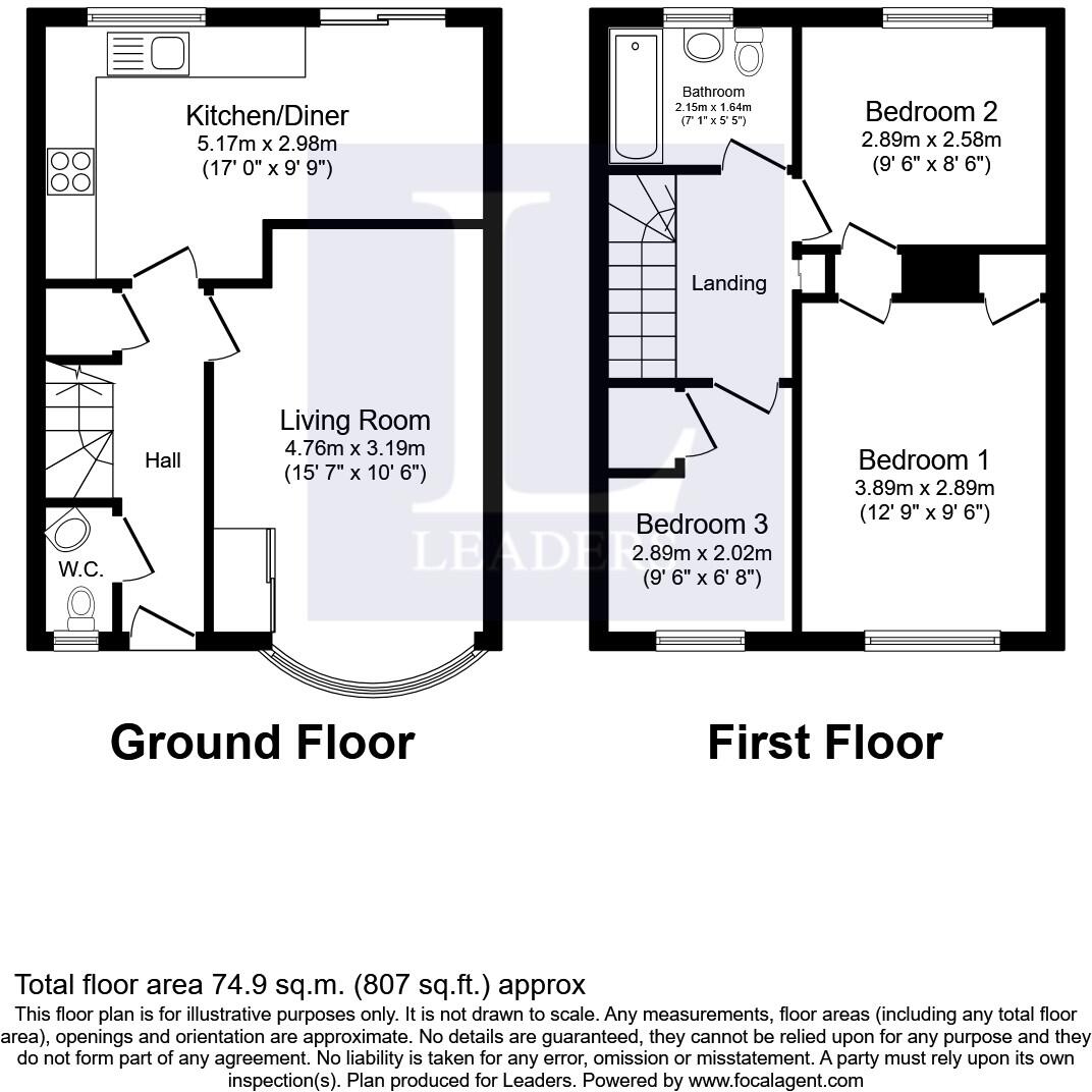 De Lara Way, Woking, GU21 floorplan