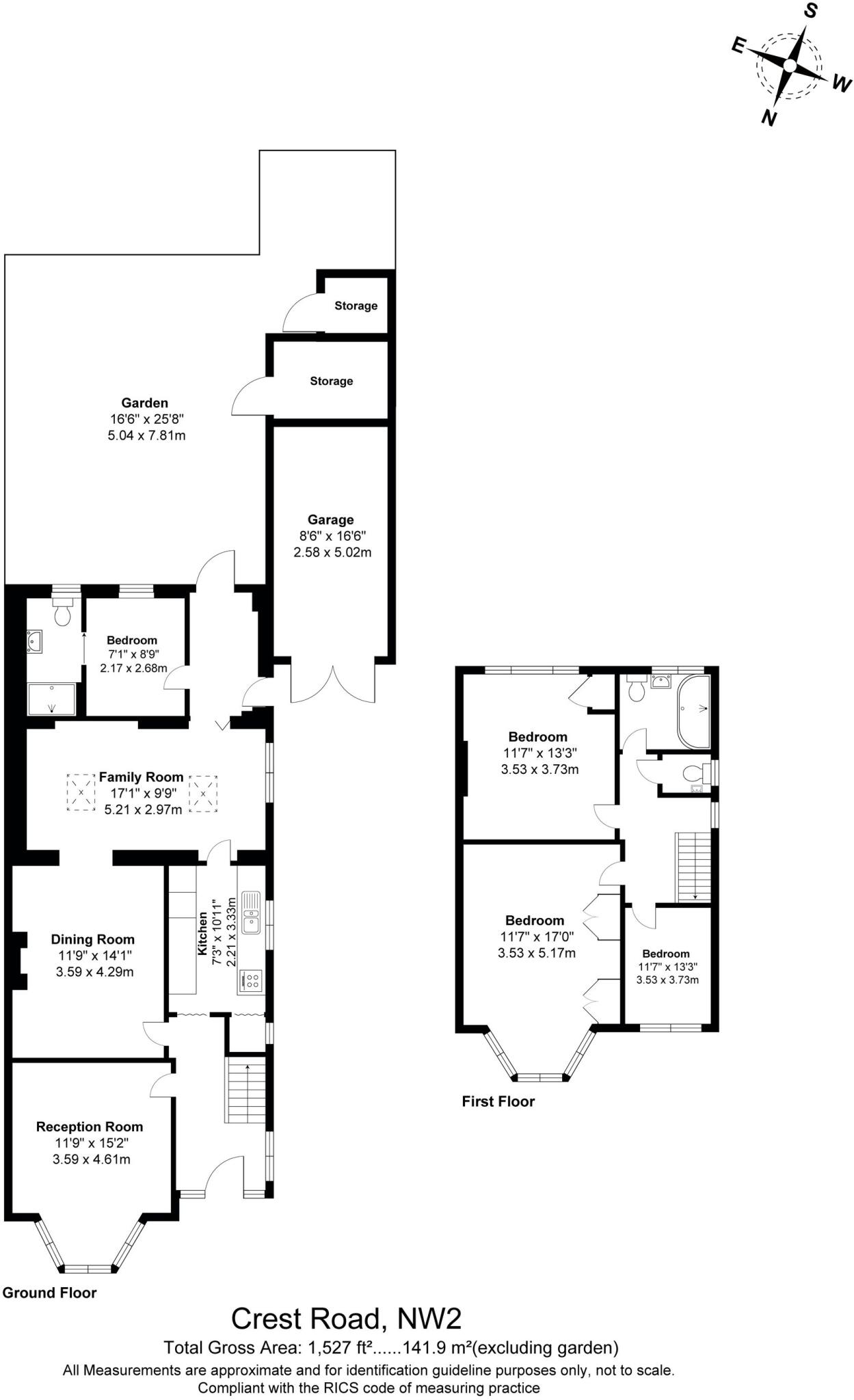 Crest Road, London, NW2 floorplan