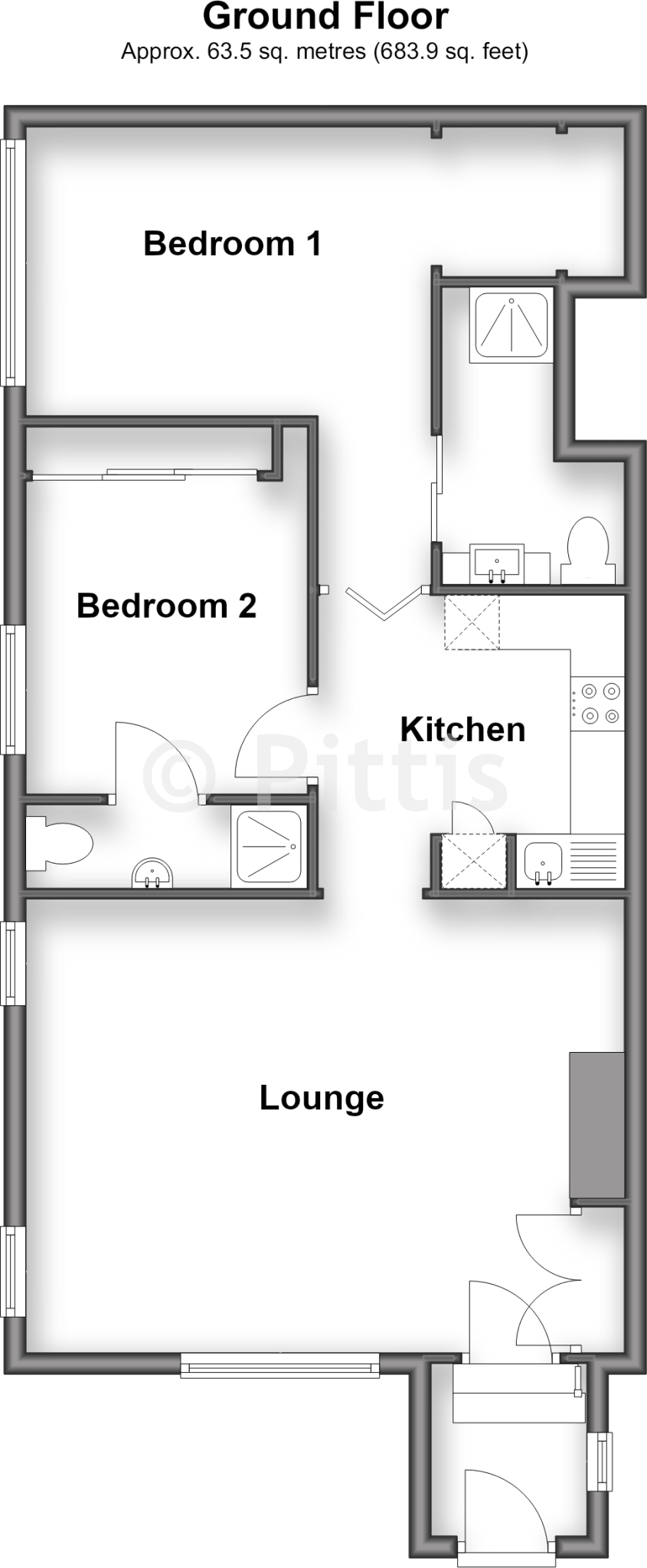 York Avenue, East Cowes, Isle of Wight floorplan