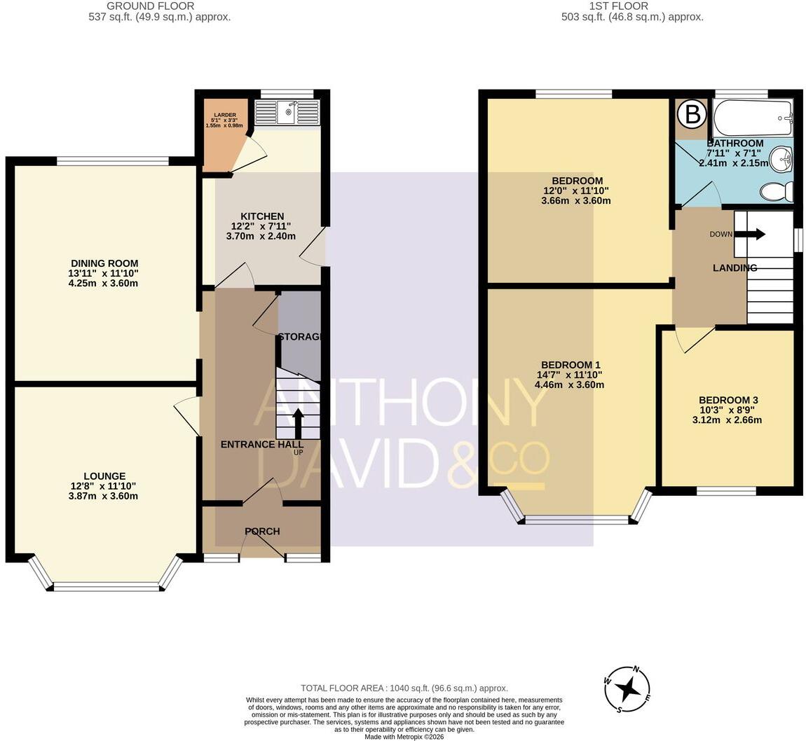 Pound Lane, Poole, BH15 floorplan