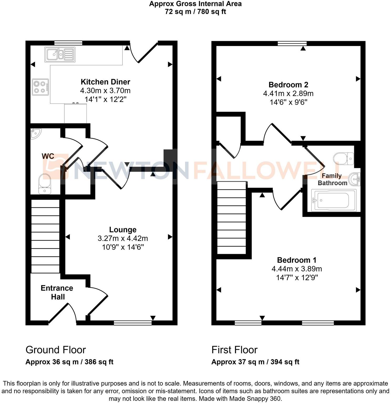 Brickenden Road, Gunthorpe, Peterborough, PE4 floorplan
