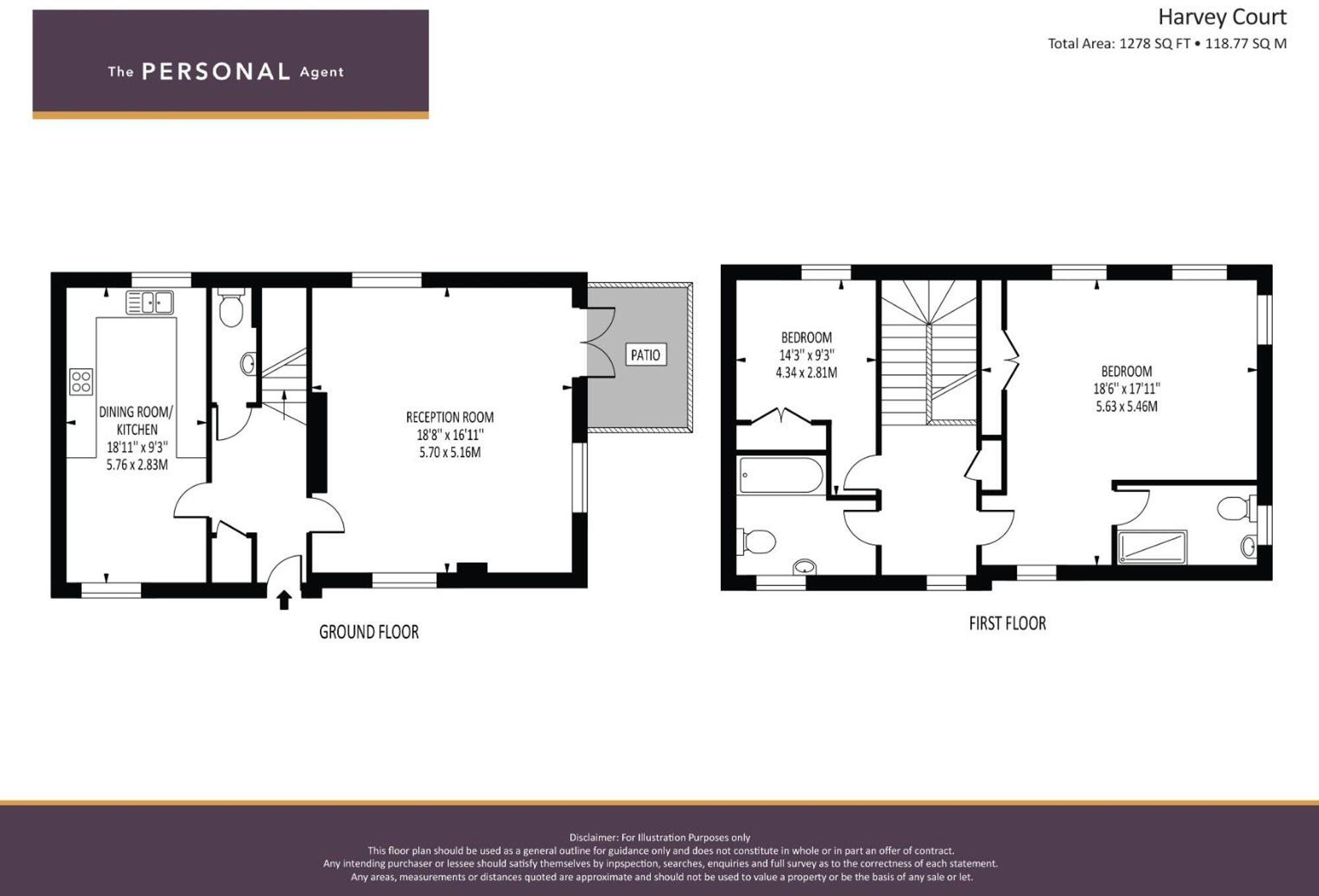 Sandy Mead, Epsom, KT19 floorplan